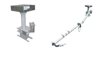 Horizontal Air Curtains for Hot Box Detectors