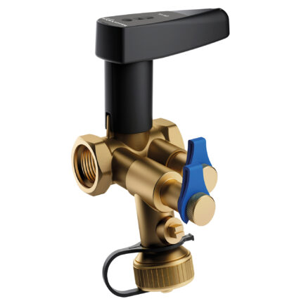Van cân bằng lưu lượng NexusValve Vertex với van bi và xả nước