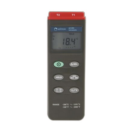 2 đầu vào TCK nhiệt kế cầm tay