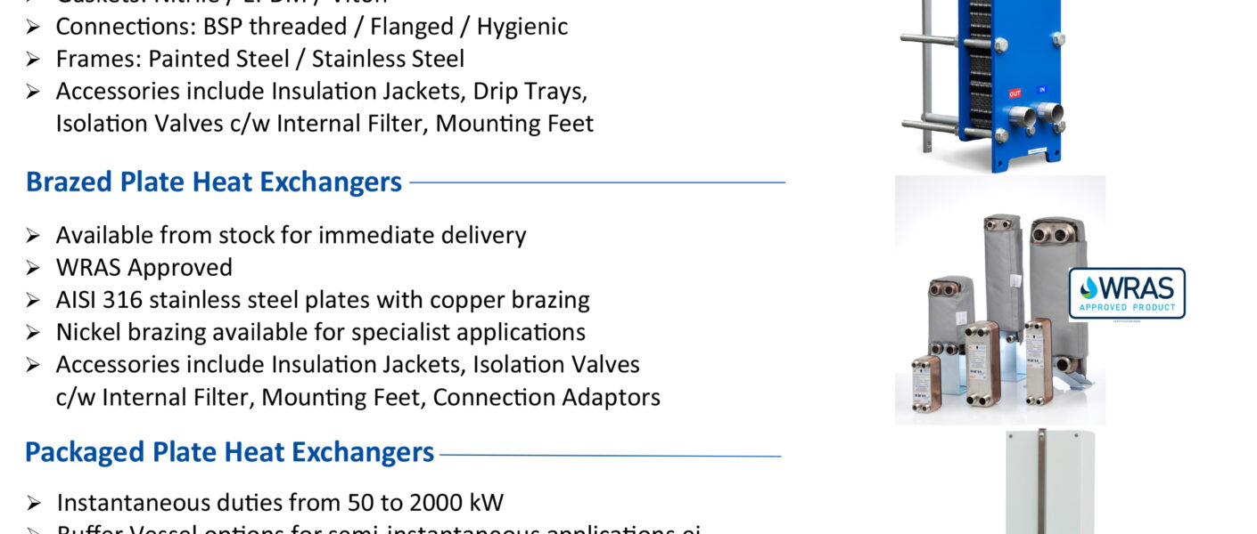 Packaged Plate Heat Exchangers