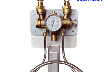 bộ trộn hơi nước và nước lạnh bằng đồng